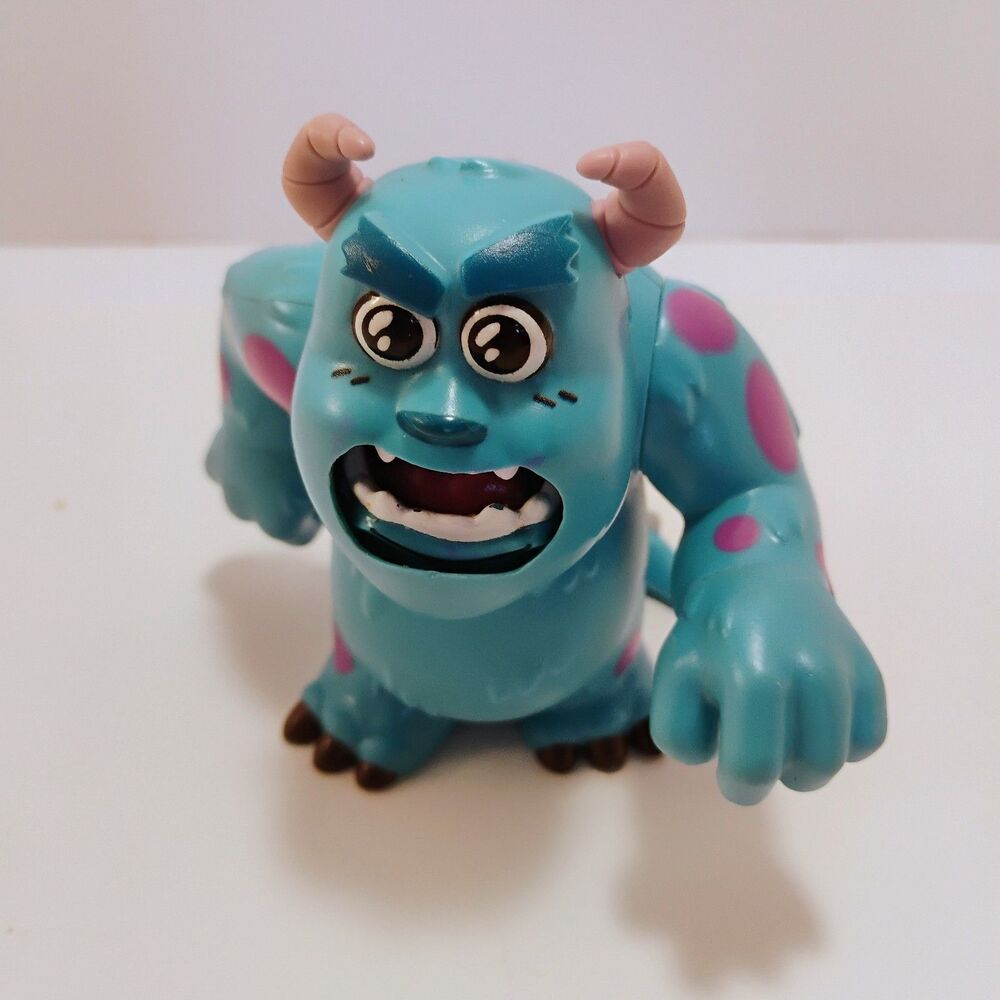 Sulley Mini Figure – Monsters Inc – Mattel 2024 – Disney/Pixar – 3" Vinyl Toy